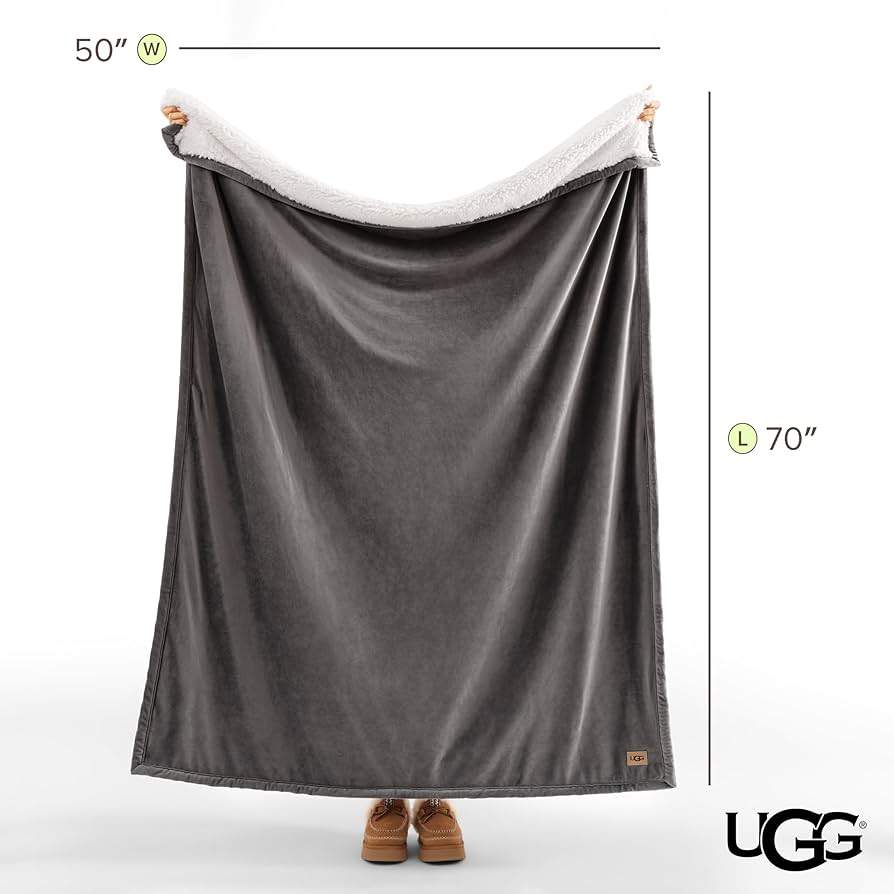 Amazon｜UGG Bliss スローブランケット フラシ天 ソフトフリース